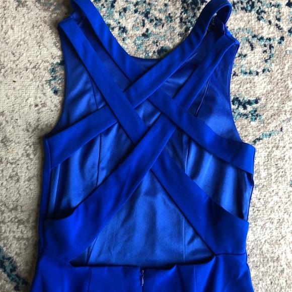 Forever 21 Royal Blue minidress with back cutouts - Picture 5 of 6